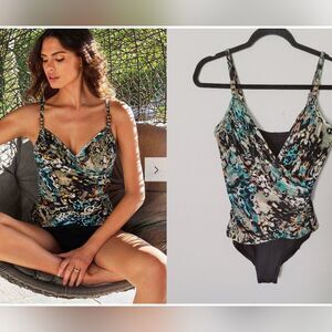 Magicsuit Multicolor One-piece Swimsuit Sz 10